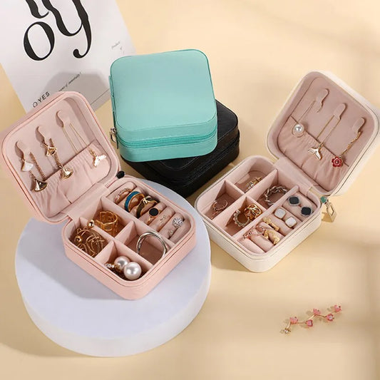 Mini Portable Jewelry Storage Box