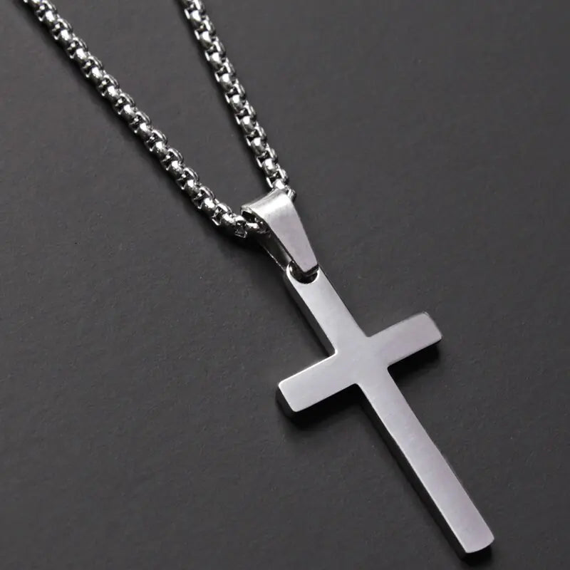 Men Classic Cross Necklace