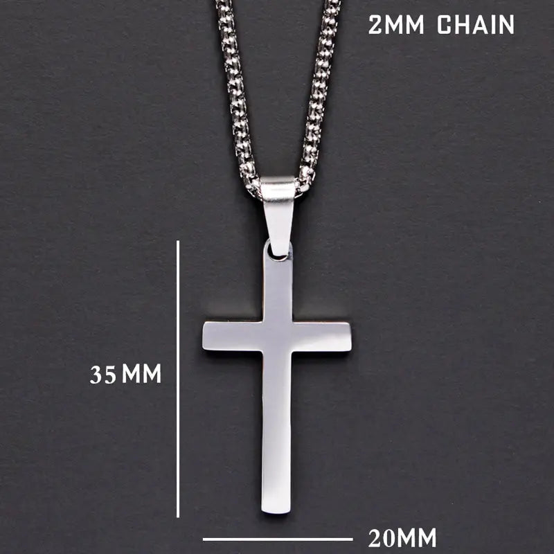 Men Classic Cross Necklace