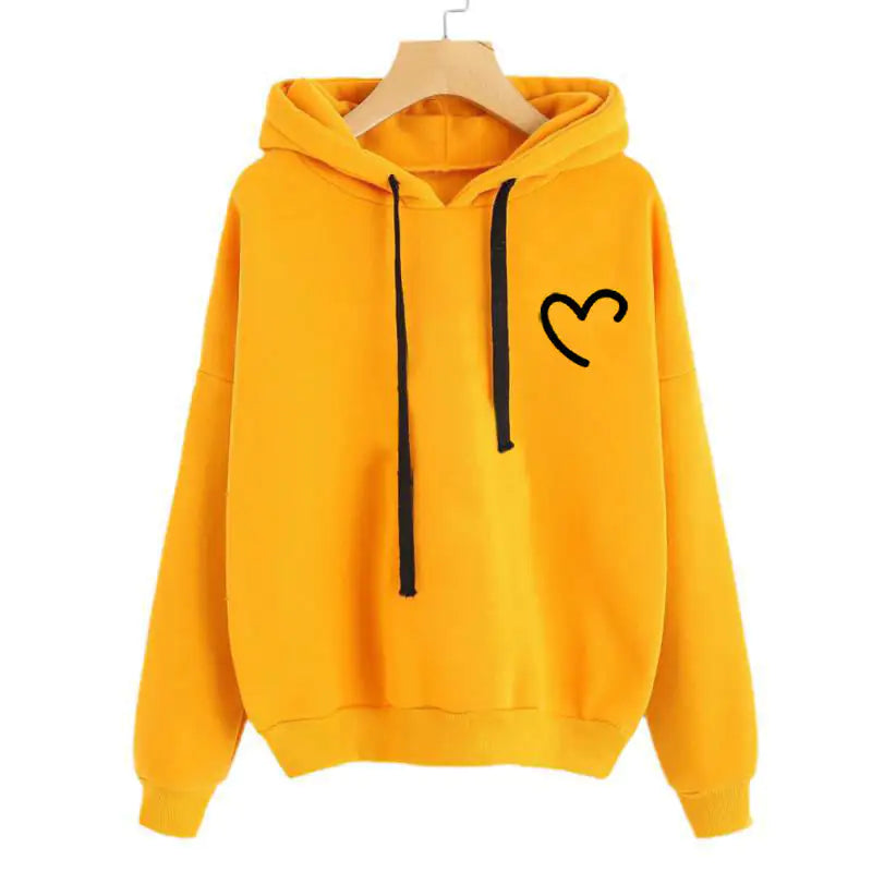 Women's Fleece Hooded Sweater Top