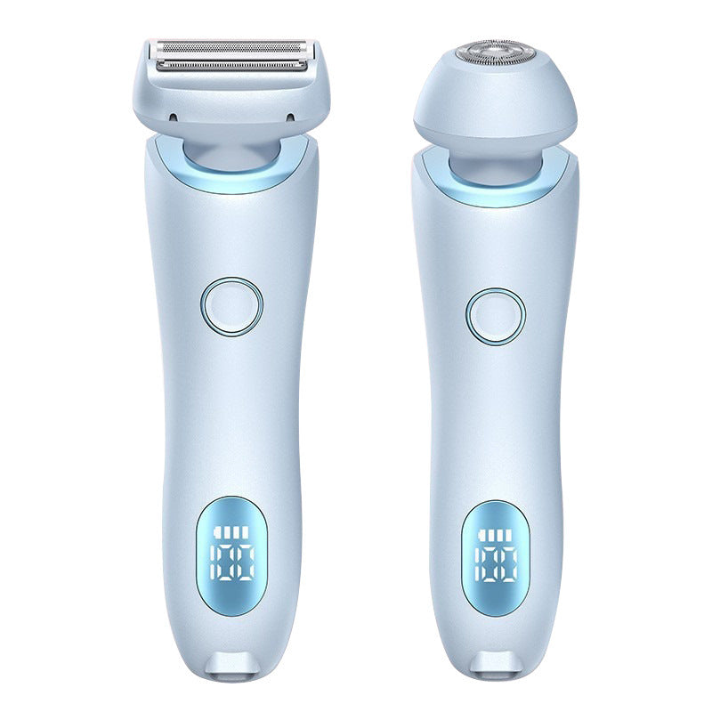 2 In 1 Women Hair Razor Removal Epilator USB Rechargeable Trimmer