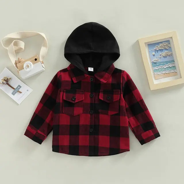 Boys Vintage Autumn Shirt Coats