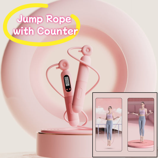 Adjustable Fitness Jump Rope With Calorie Counter