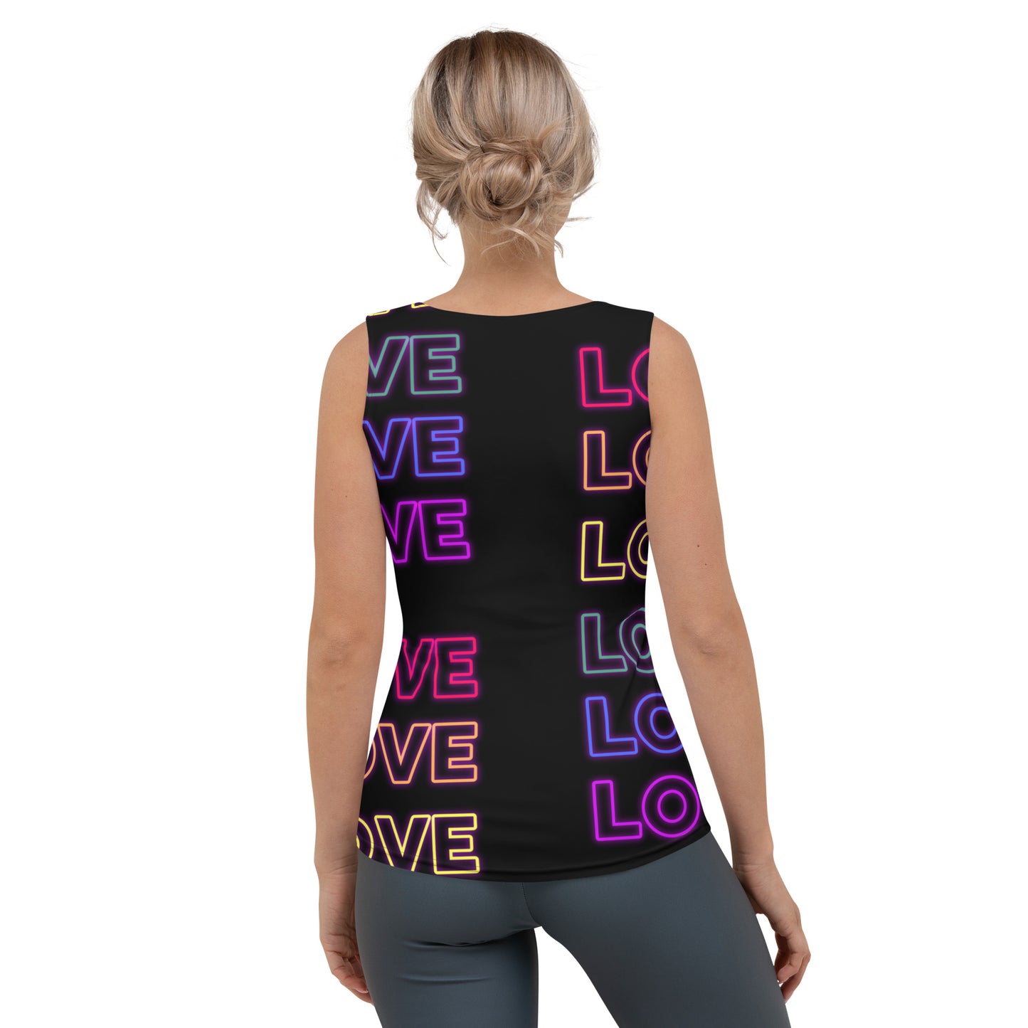 Woman's Neon Love Tank Top