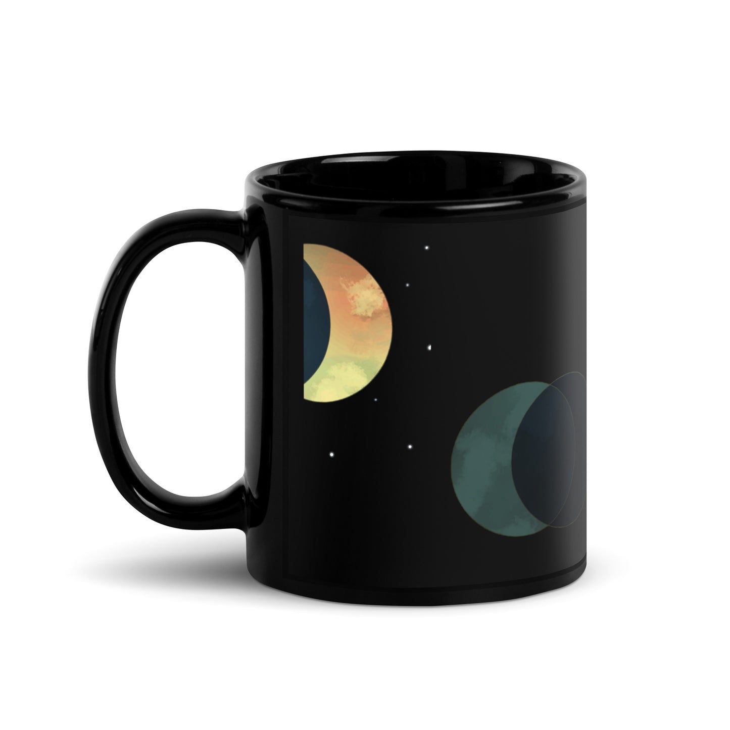 Translucent Night Black Glossy Mug