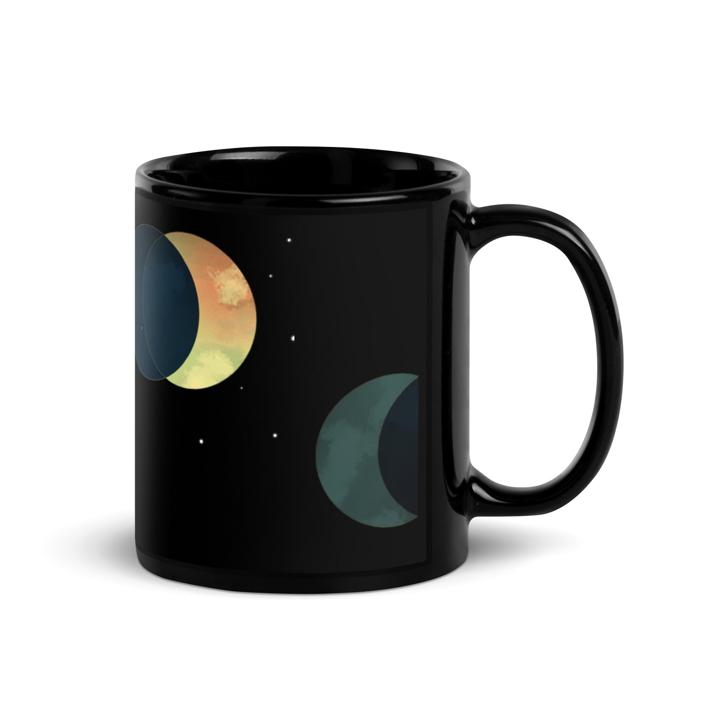 Translucent Night Black Glossy Mug