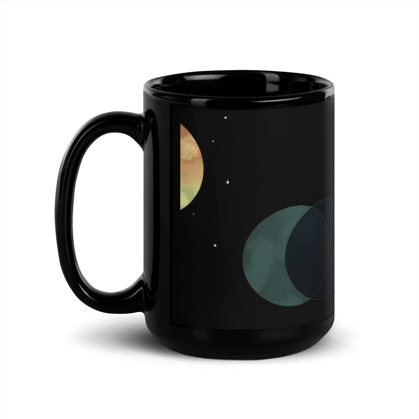 Translucent Night Black Glossy Mug