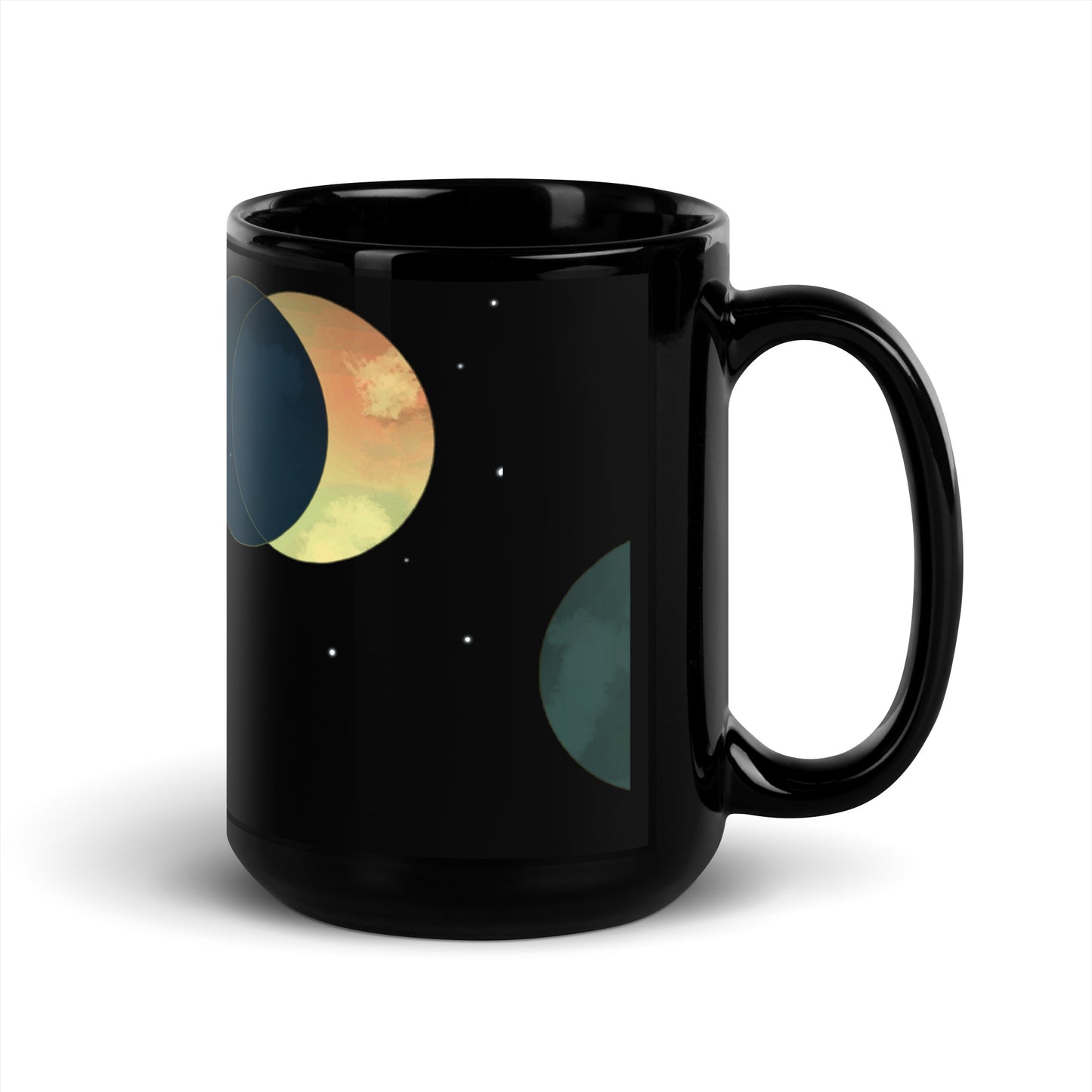 Translucent Night Black Glossy Mug