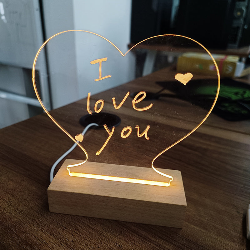 Creative writing Board Led Light USB With Pen