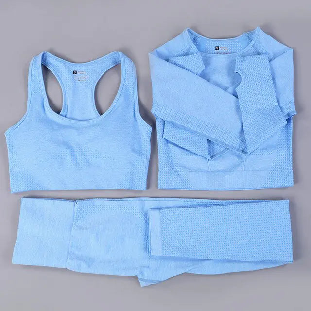 Women 2/3PCS Seamless  Workout Sportswear