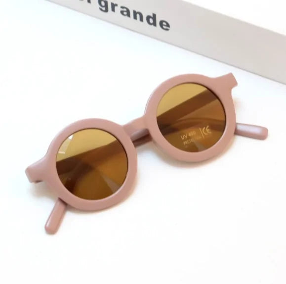 Infant's Cute And Retro Solid Color Sunglasses