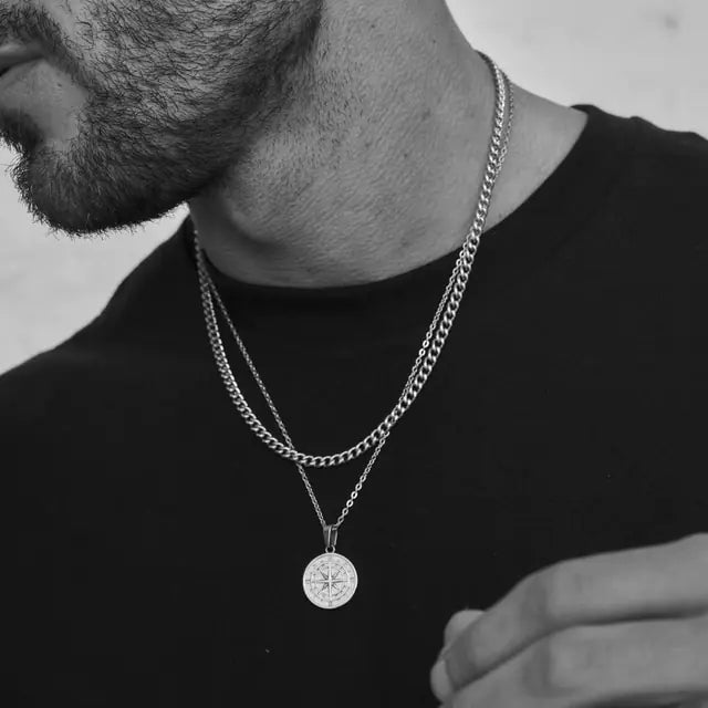 Men Layered Necklaces