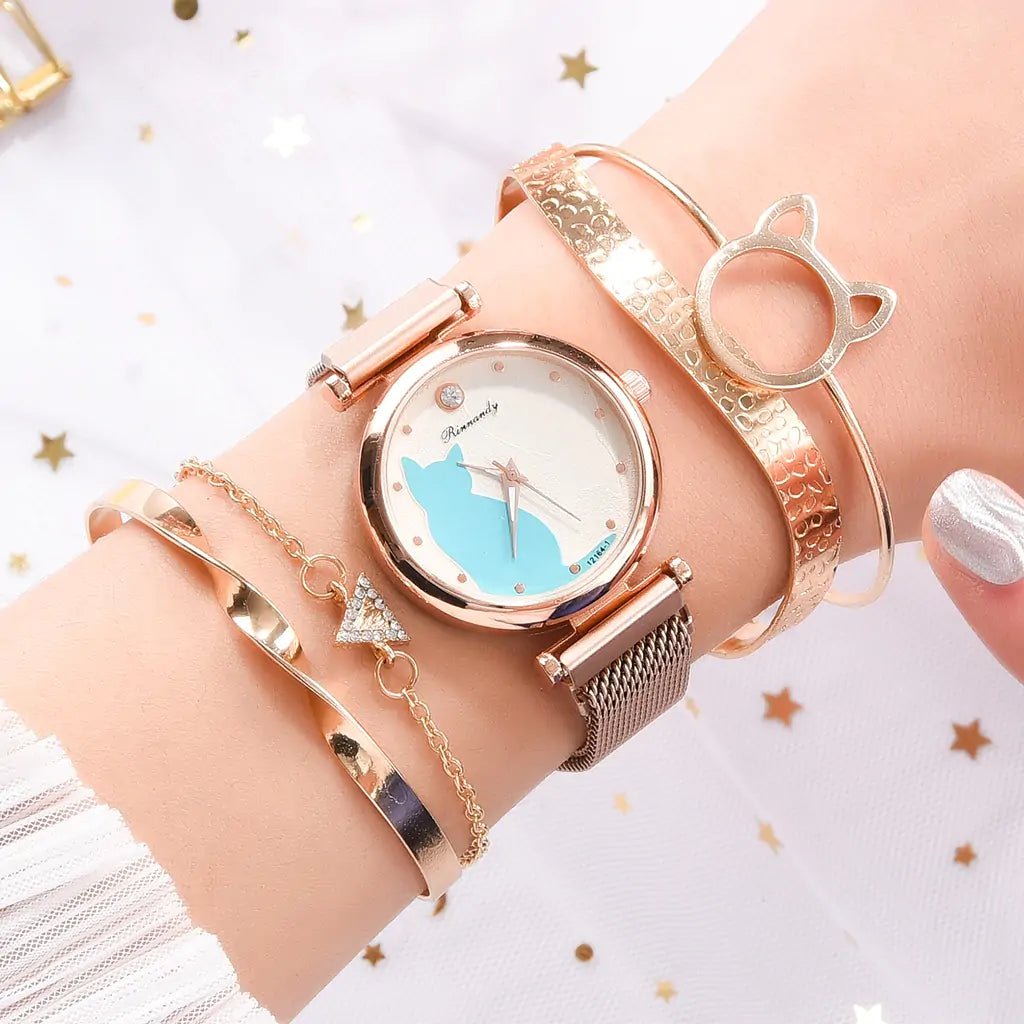 Women Fashion Watch Set