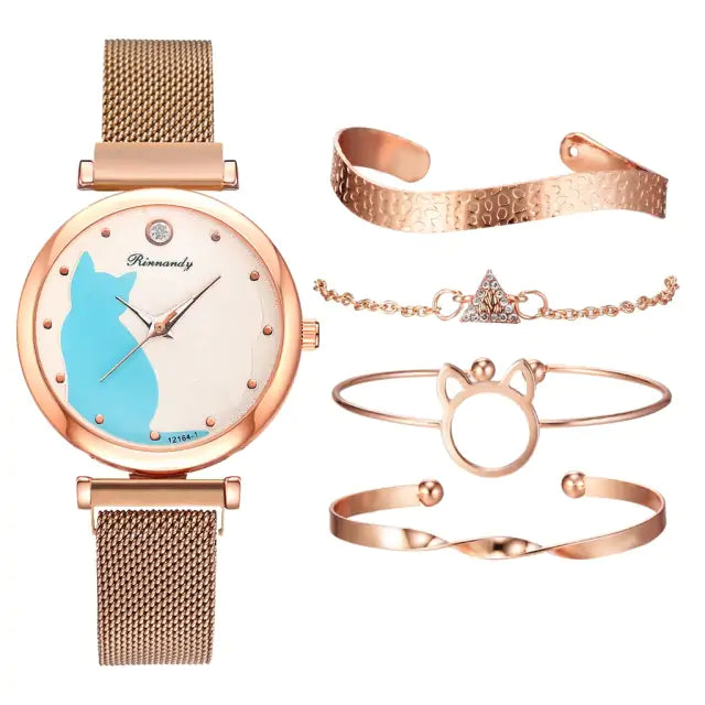 Women Fashion Watch Set