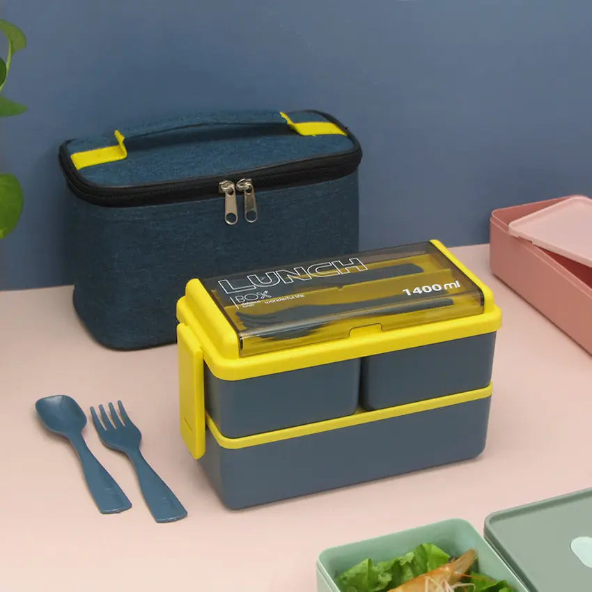 Kids Double Layer Lunch Box