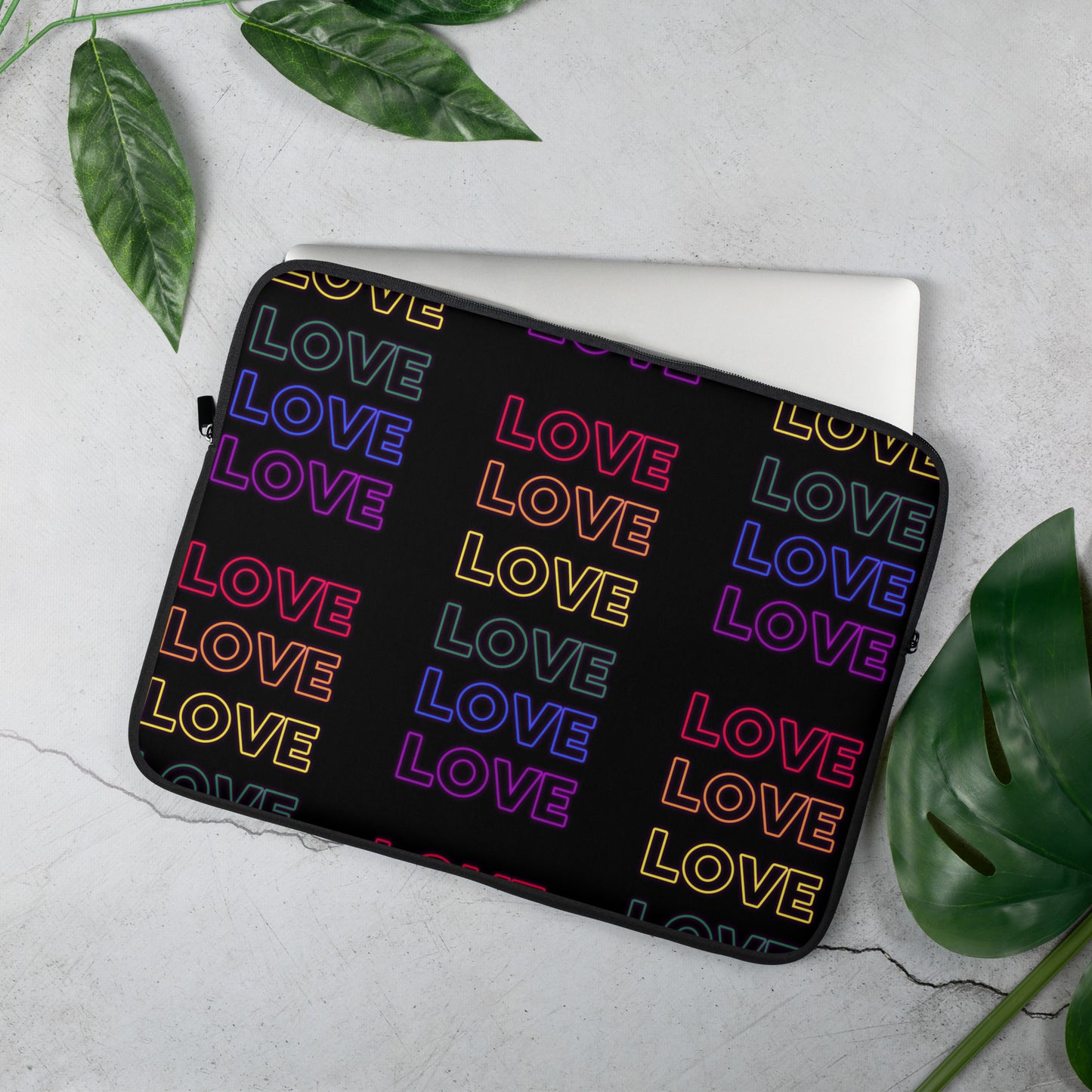 Neon Love  Laptop Sleeve