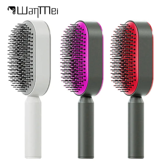 Self Cleaning Anti-Static Hair Brush