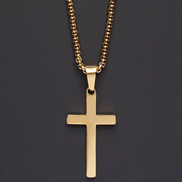 Men Classic Cross Necklace