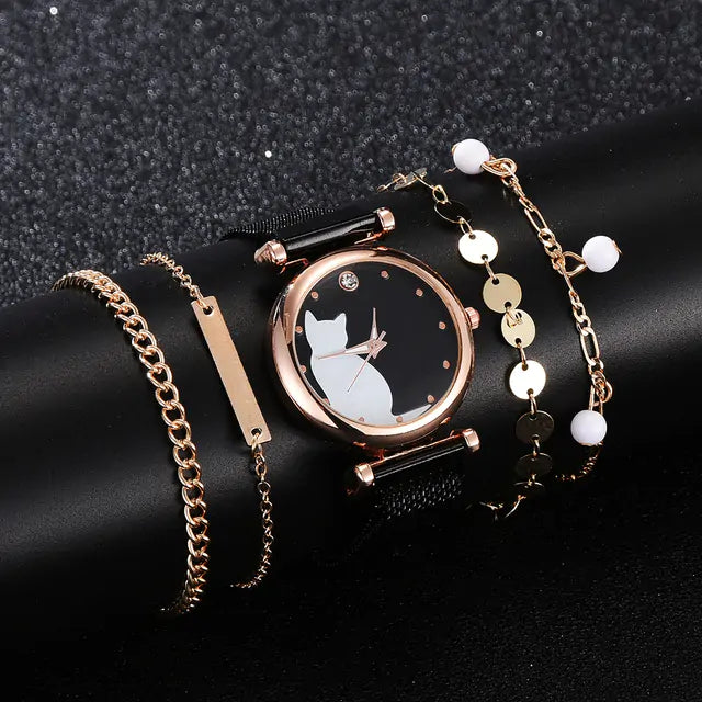 Women Fashion Watch Set