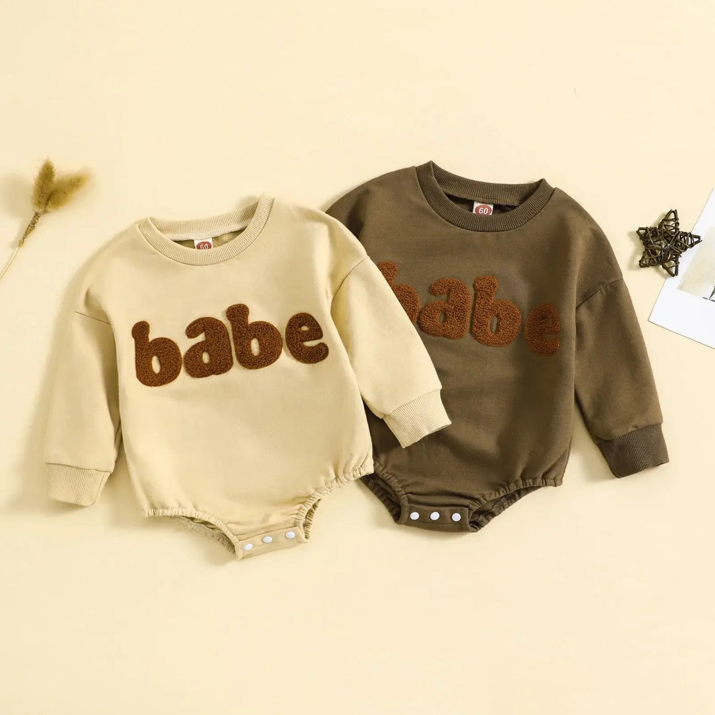 Newborn Autumn Sweatshirt Jumpsuit