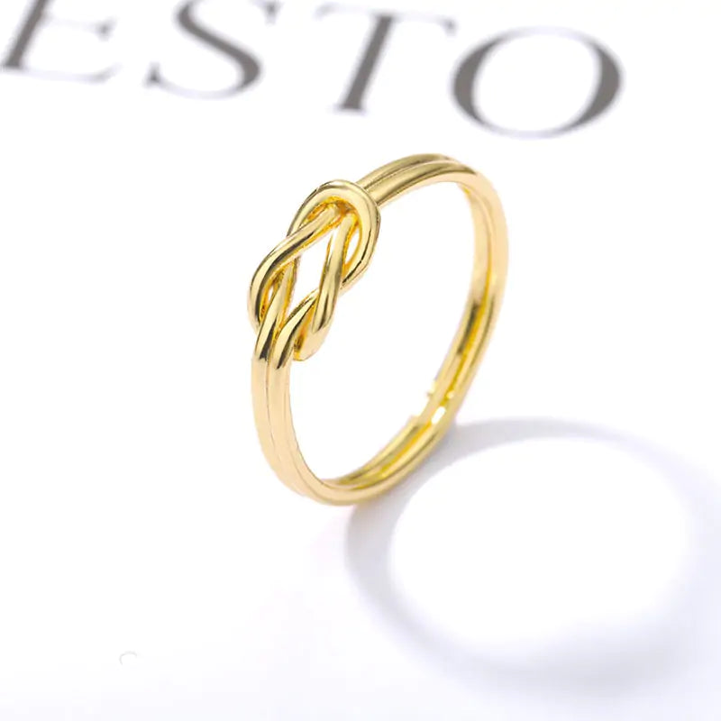 Women Knot Infinity Rings