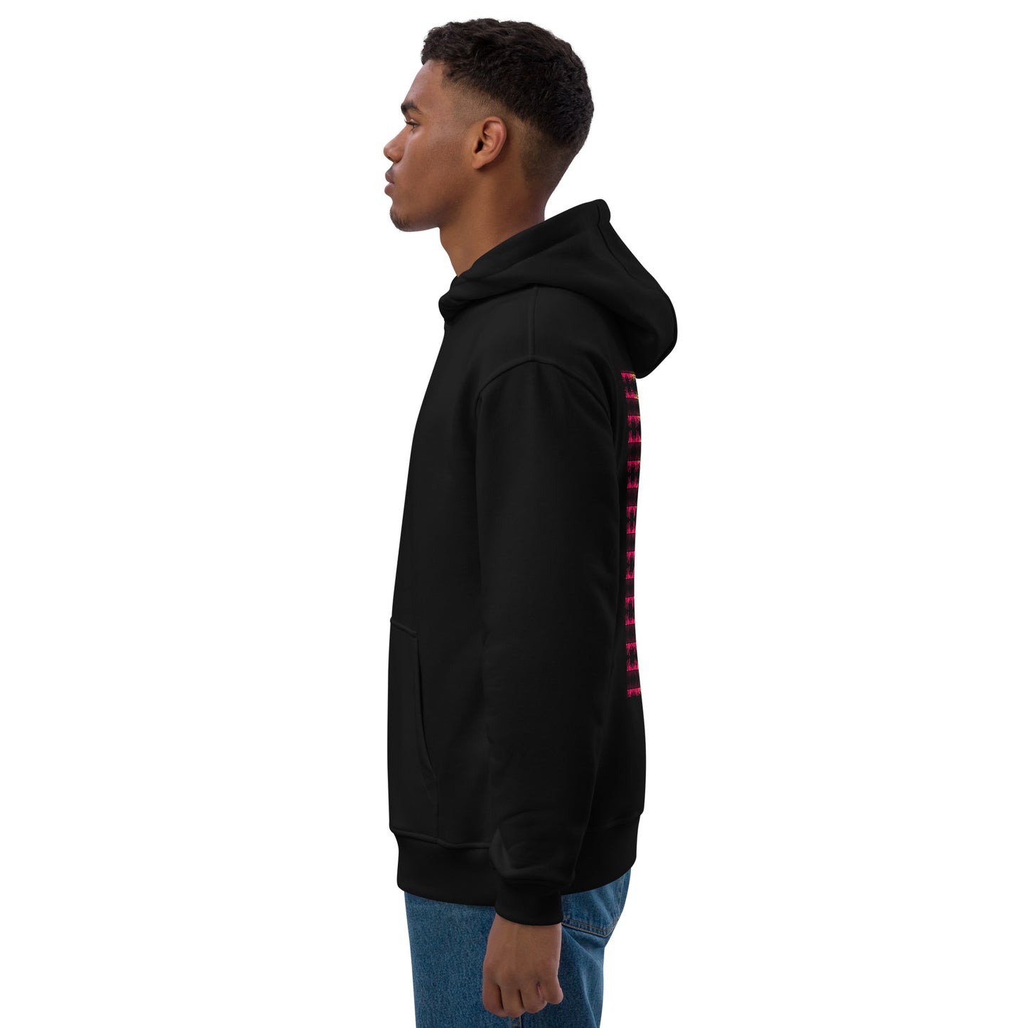 Men Premium Neon Love Eco Hoodie