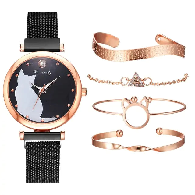 Women Fashion Watch Set