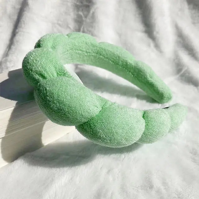 Spa Makeup Bubble Terry Cloth Headband