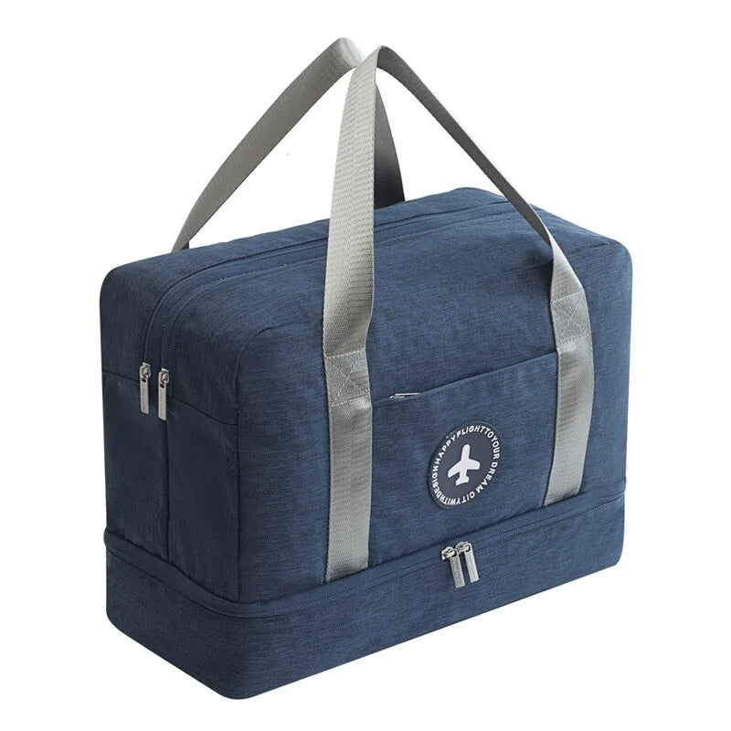 Waterproof Gym And Beach Bag With Wet N' Dry Compartments