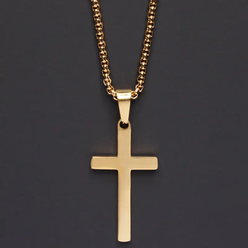 Men Classic Cross Necklace