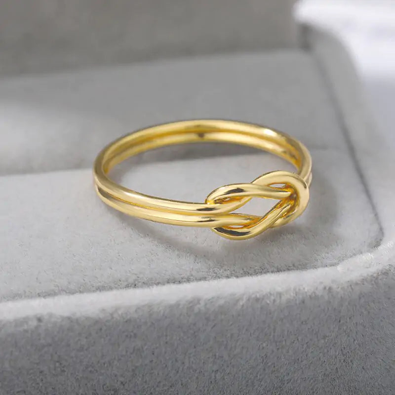 Women Knot Infinity Rings