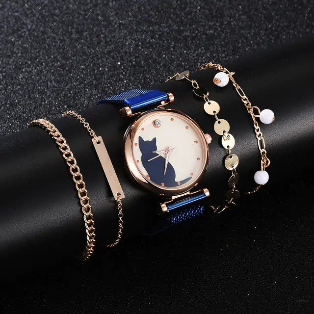 Women Fashion Watch Set