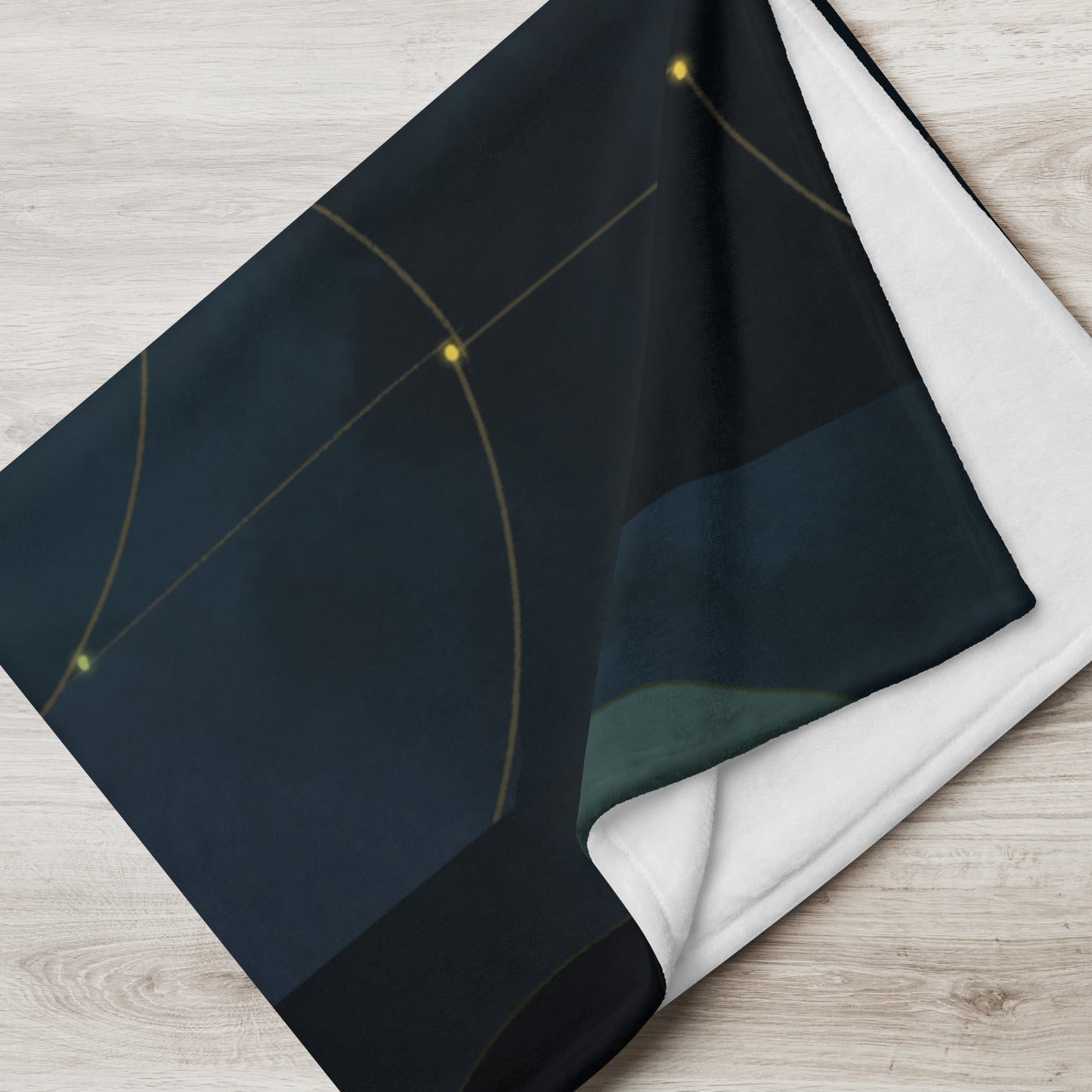 Translucent Night  Throw Blanket