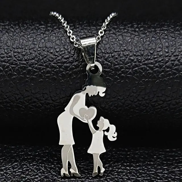 Mom-Child Family Necklace Set