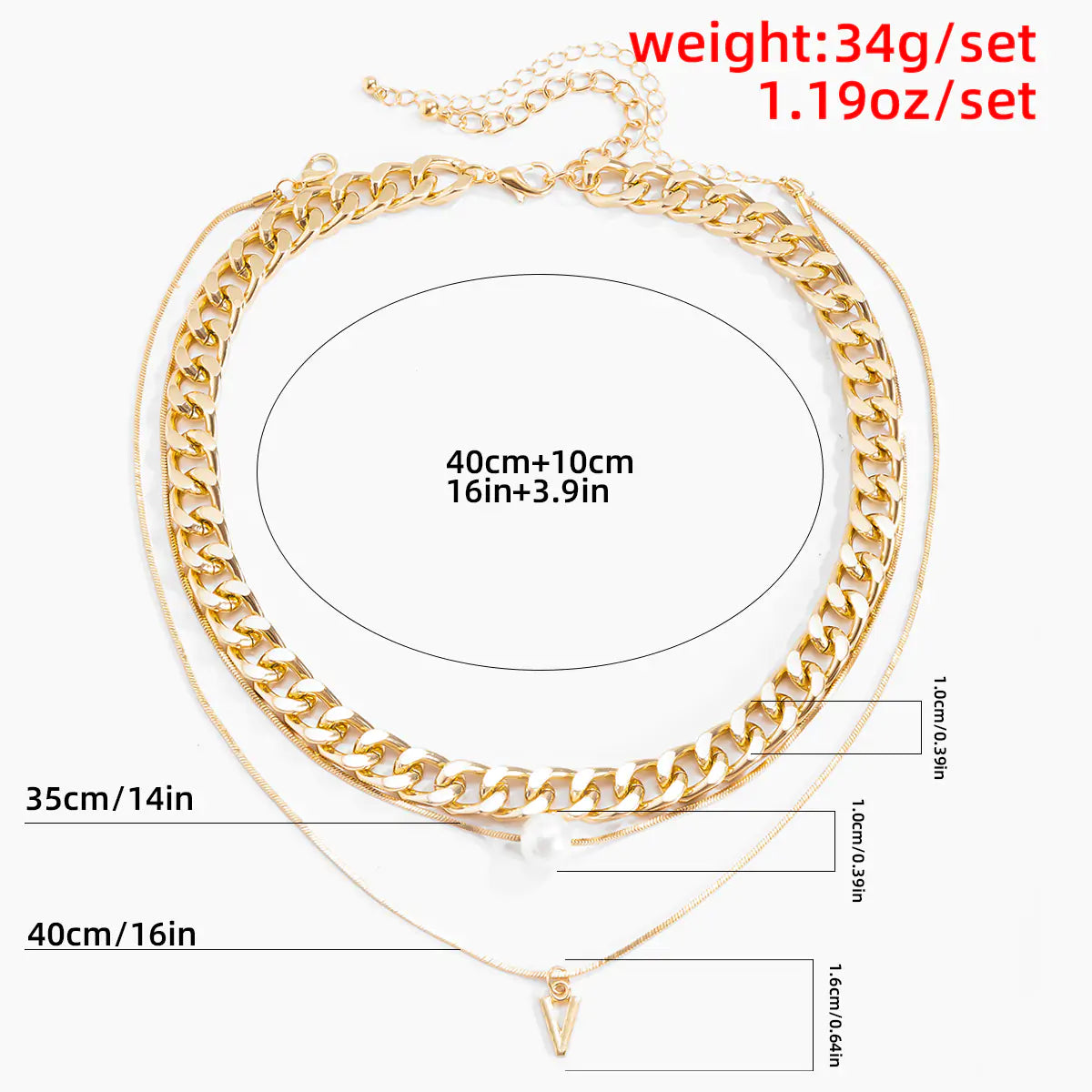 Men Multilayer Necklace