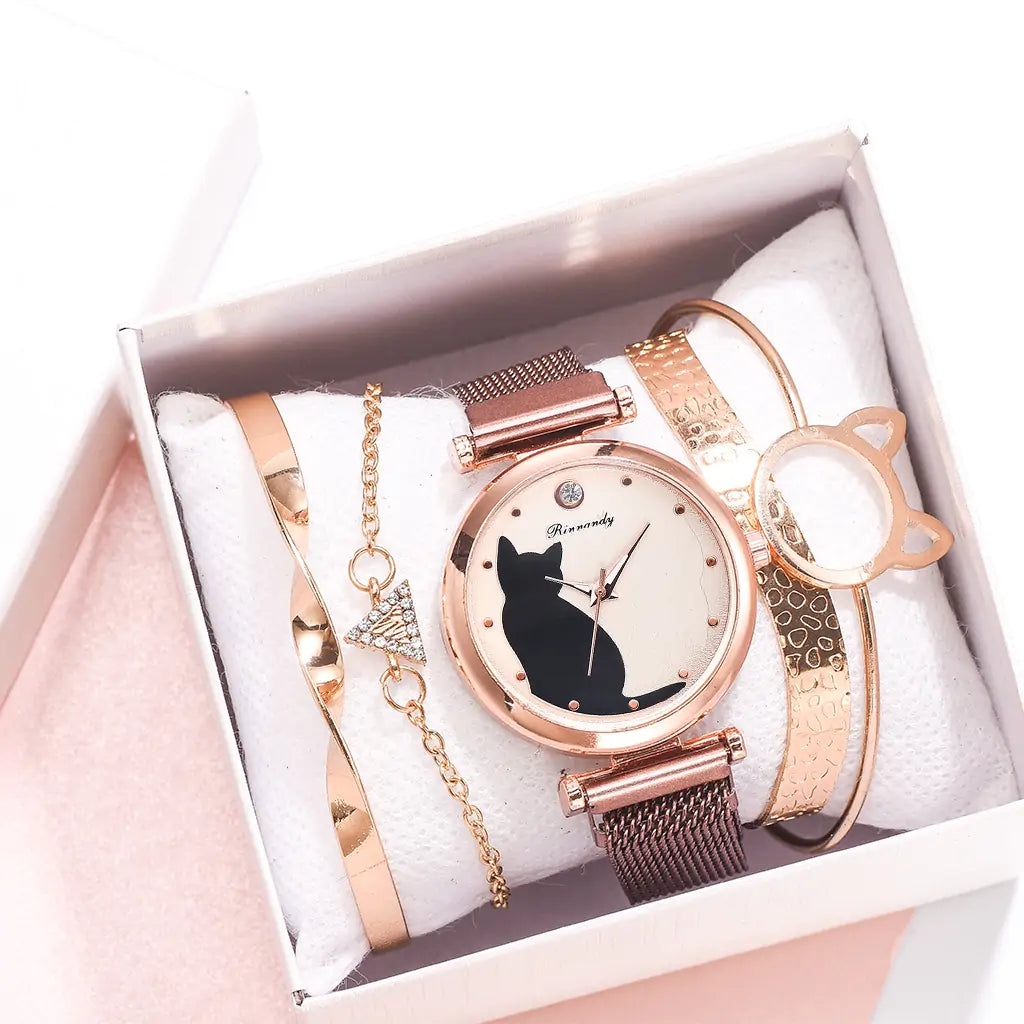 Women Fashion Watch Set