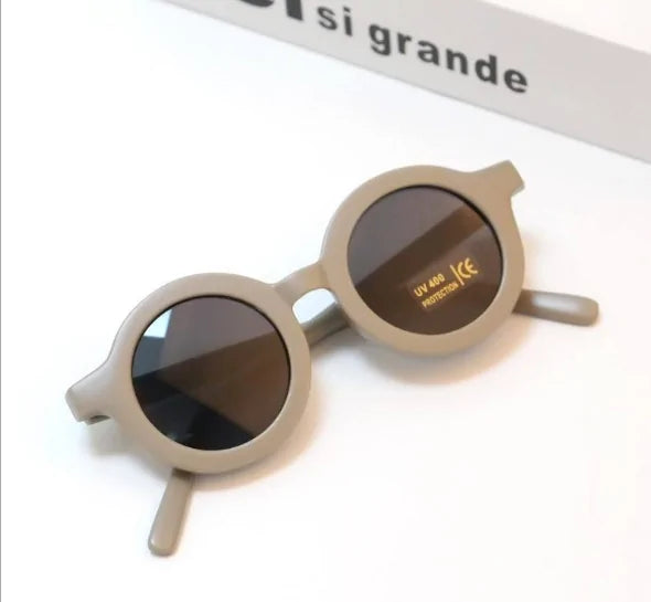 Infant's Cute And Retro Solid Color Sunglasses